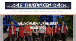 Desktop Screenshot of das-thueringen-dach.de